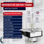 W11566735 W11685947 Dryer Timer for Maytag MED4500MW0 YMED4500MW0 – Replaces 4981088 AP7215858 PS17216594 EAP17216594 162-428-1
