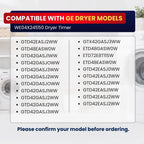 WE04X24550 Dryer Timer for GE Dryers GTD42EASJ2WW GTD48EASW0WB GTD42EASJ1WW GTD42GASJ2WW GTX42GASJ2WW – Replaces 234D2377P004 TMD14M30 WE04X24549 TMD16M12