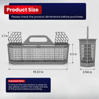 WD28X10128 Dishwasher Cutlery Basket, Universal Silverware Basket for GE Whirlpool Kenmore Maytag Frigidaire KitchenAid Samsung LG – Replaces WD28X10127 WD28X10132 PS959351