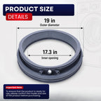 5304505004 Washer Door Seal for Electrolux Front Load Washer – Door Boot Gasket Compatible with EFLS627UTT0 EFLS617STT0 EFLS527UIW0 EFLS517SIW0