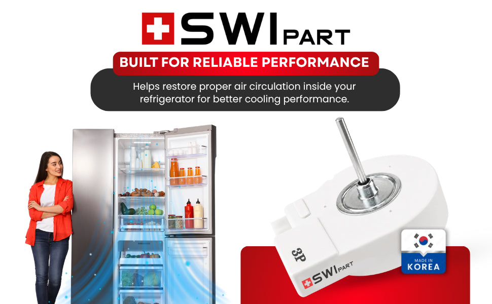 SWI DA31-00146H Evaporator Fan Motor for Samsung Refrigerator – Made in Korea... - detail 1
