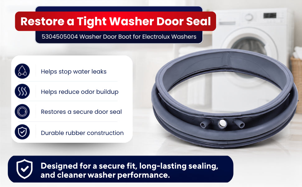 5304505004 Washer Door Seal for Electrolux Front Load Washer – Door Boot Gask... - detail 1